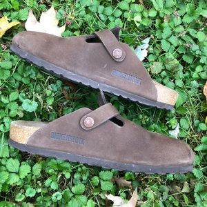 Birkenstock Size 6 (36) Dark Brown Leather clog